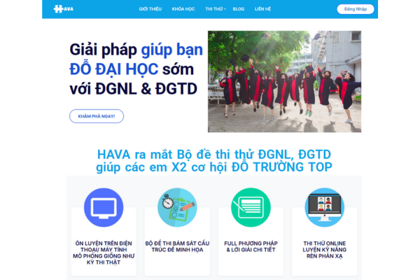 Thi thử ĐGNL 2026 miễn phí cùng HavaEdu: Hướng dẫn chi tiết đăng kí và làm bài thi