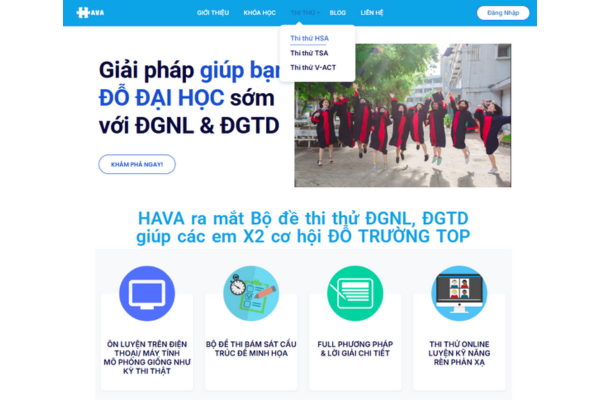 Thi thử ĐGNL 2026 miễn phí cùng HavaEdu: Hướng dẫn chi tiết đăng kí và làm bài thi