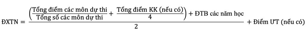 Cách tính điểm xét tốt nghiệp THPT 2026