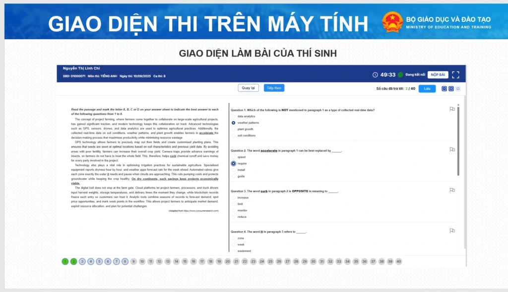 Kỳ thi tốt nghiệp THPT 2026: Những thay đổi và lộ trình chuyển đổi sang thi trên máy tính