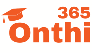 logo onthi365 chữ cam nền trắng