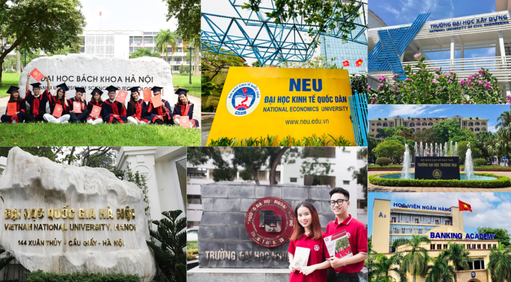 Trường đại học top ở hà nội
