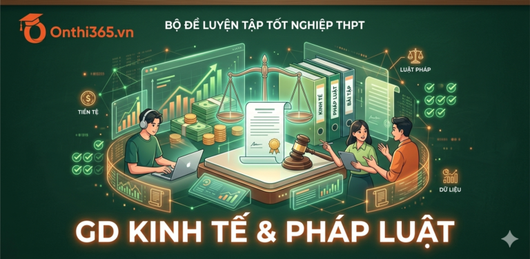 Bộ 40+ đề thi Tốt nghiệp THPT môn GD Kinh tế & Pháp luật 2026